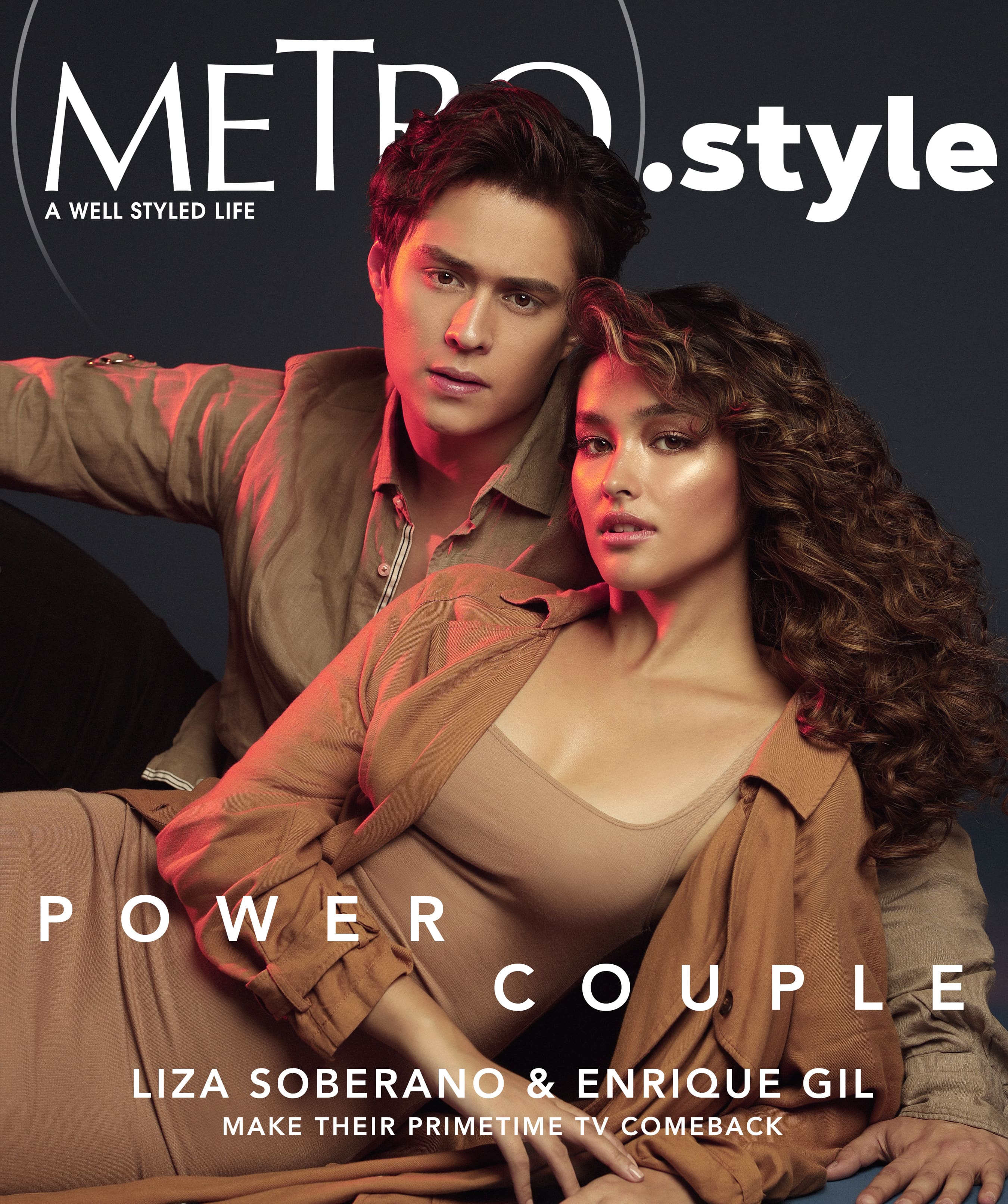 "Make It With You" stars Liza Soberano and Enrique Gil on the cover of Metro.Style "Make It With You" stars Liza Soberano and Enrique Gil on the cover of Metro.Style